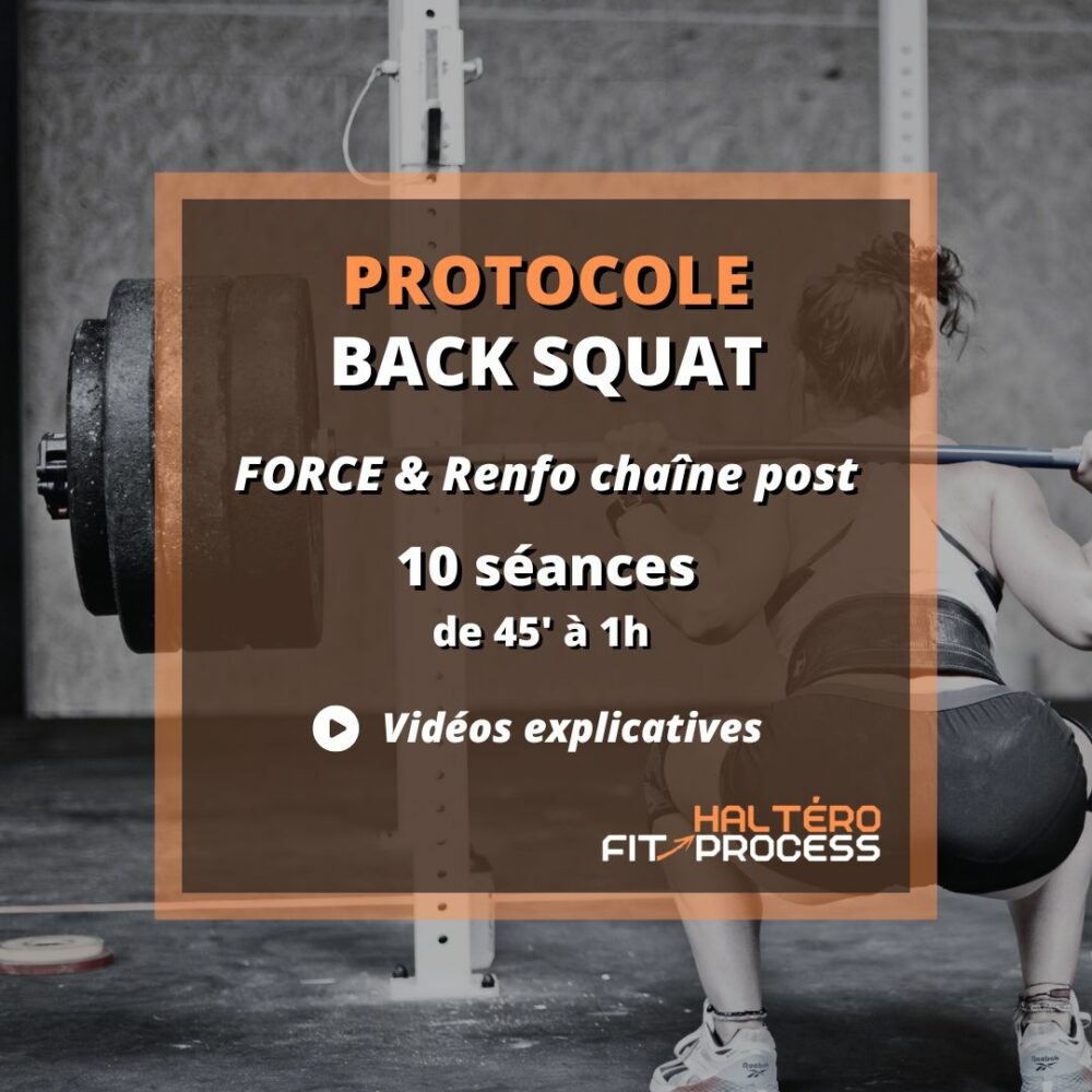 protocole back squat