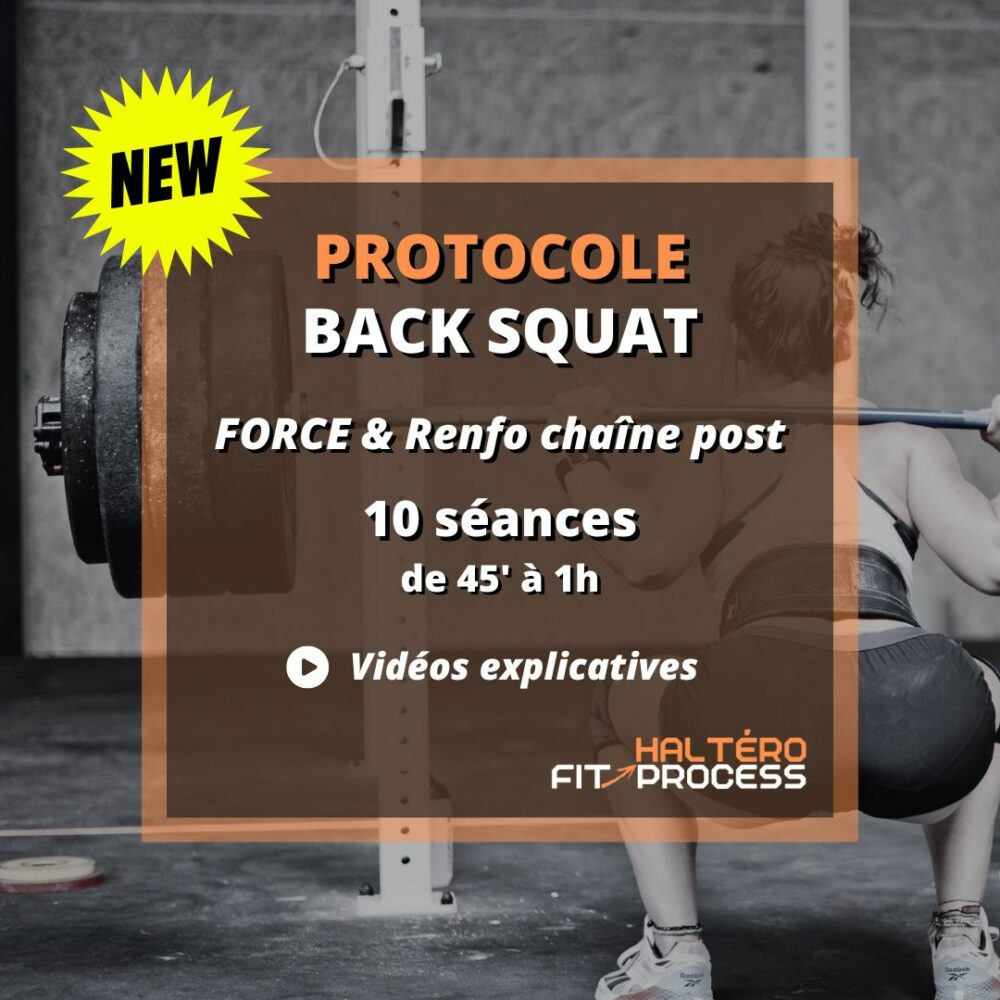 protocole back squat force